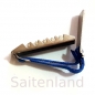 Preview: Catfish-640511, Metall vernickelt mit blauem Textilband, für Klassikgitarren